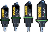 Vrtné jednotky Digga pre stroje s hmotnosťou 1–6 ton HALO LED